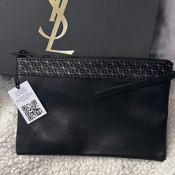 Yves Saint Laurent Beaute Flat Cosmetic Pouch - Picture 7 of 9